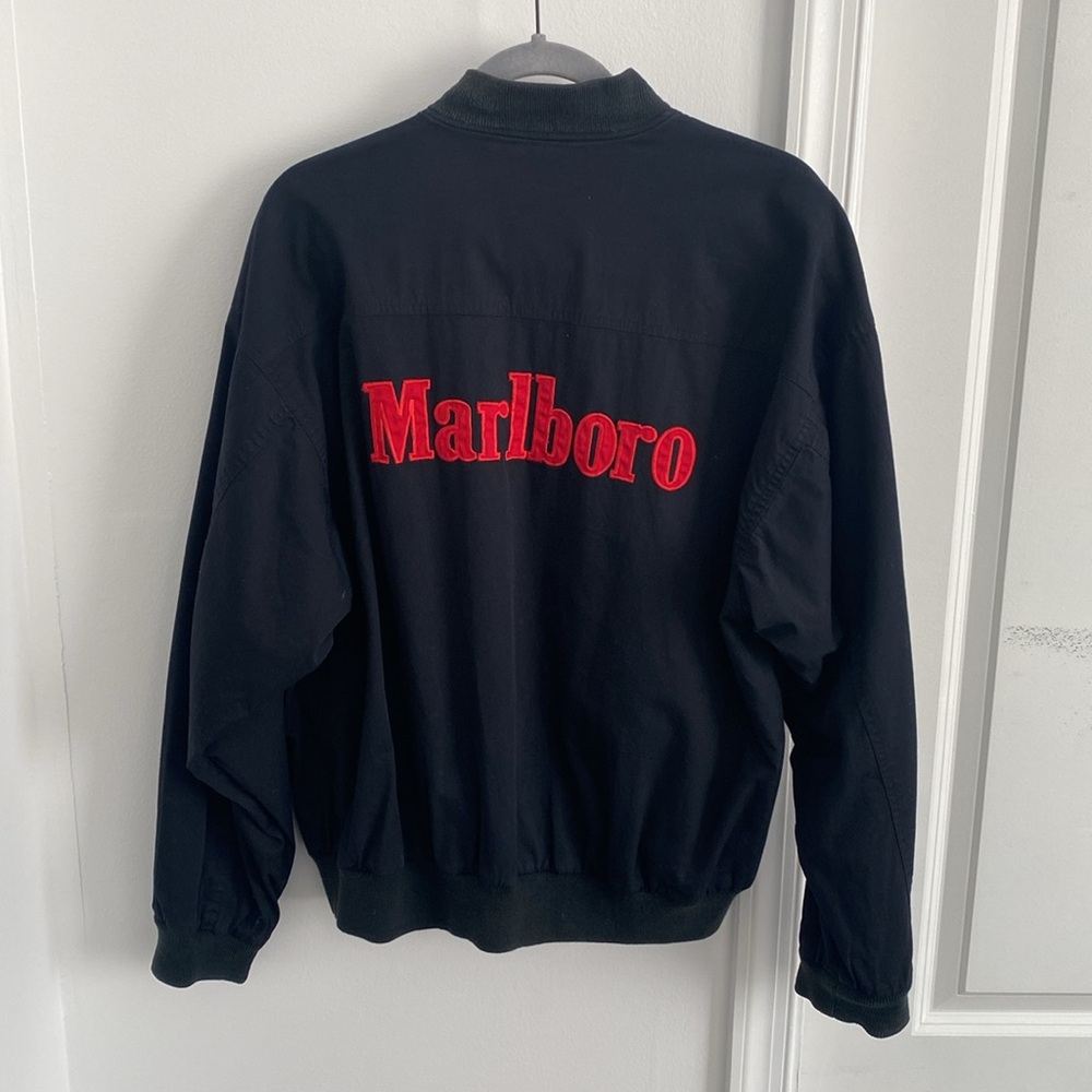 Vintage 80s/90s Marlboro Reversible Zip UP Jacket
